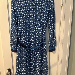 Boden Casual Dress in Blue with Relaxed Fit and Soft Fabric